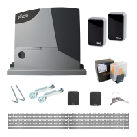 Автоматика для відкатних воріт NICE RD 400 KCE, RD 400 KCE-24