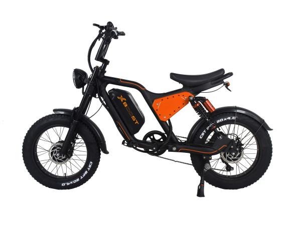 Електровелосипед X-BOOST 007, 48V, 20A, 600W x2, Dual Motor – фото