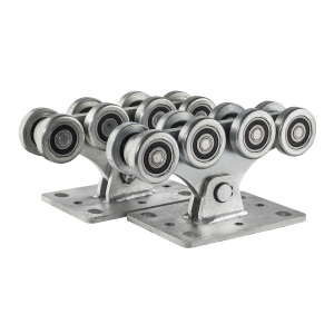 Роликова каретка на 800 кг для балки 94х85мм (підшипник 6303)