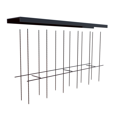 Закладна для відкатних воріт "Звари Сам"