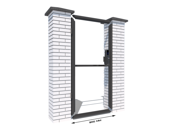 Комплект хвіртки КЗС (Звари Сам) шириною 0,9 метра – фото