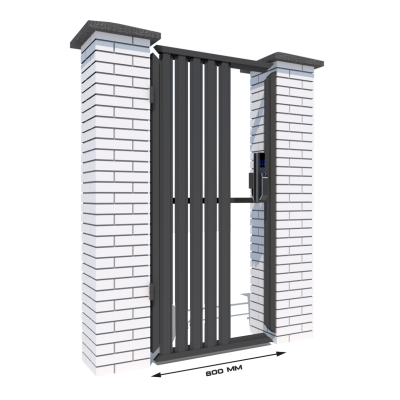 Хвіртка з євроштакетнику «Звари Сам» шириною 0,8 метра
