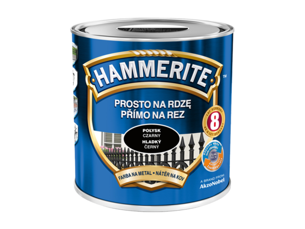 Краска Hammerite глянцевая 2,5 литра – фото