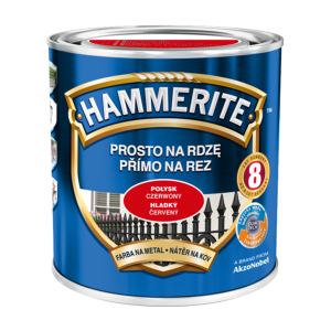 Фарба HAMMERITE глянсова, червоний
