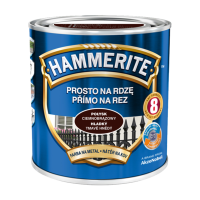 Фарба HAMMERITE глянцева, темно-коричневий.
