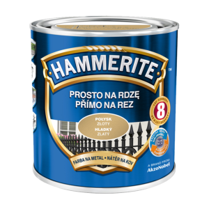 Фарба HAMMERITE глянсова, золота