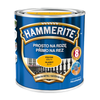 Фарба HAMMERITE глянсова, жовта.