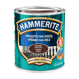 Фарба HAMMERITE матова, коричневий