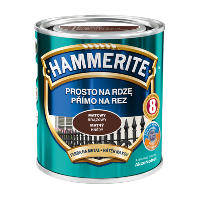 Шелковистая краска Hammerite матовая 2,5 литра