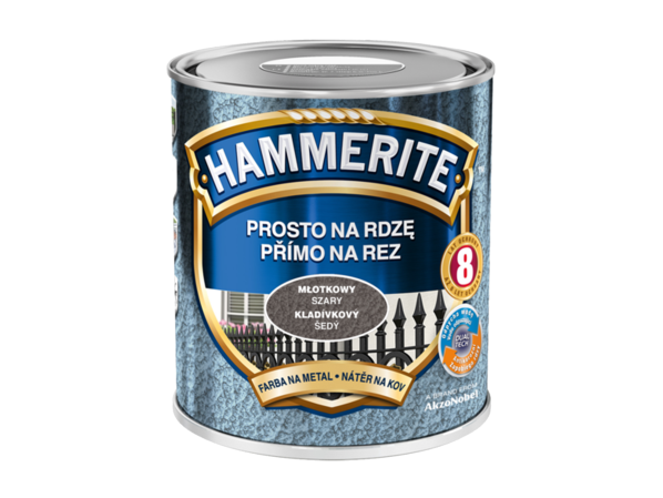 Мотолкова світло-сіра фарба Hammerite – фото