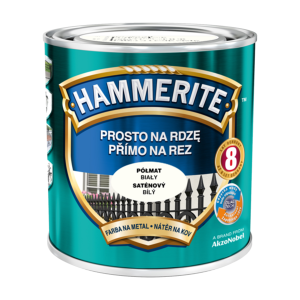Фарба HAMMERITE напівматова, білий