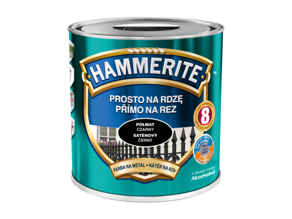 Фарба Hammerite напівматова 0,7 літра. – фото