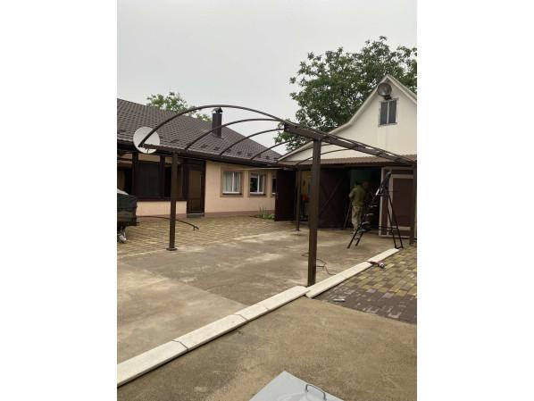 Арковий навіс 6х4 Shelter Standart — міцний, для авто – фото