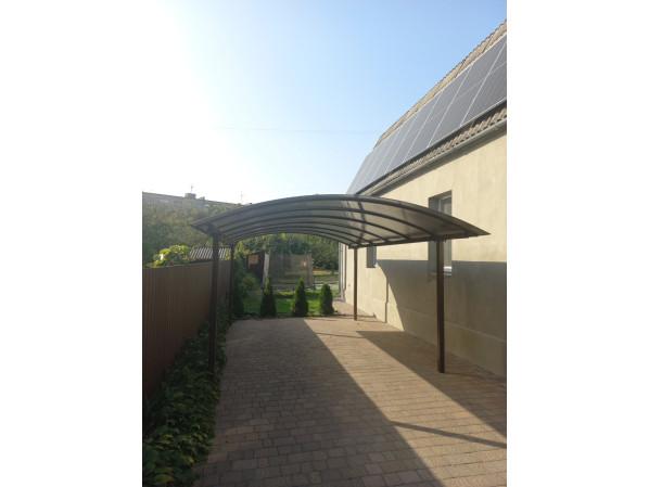 Арковий навіс 6х4 Shelter Standart — міцний, для авто – фото