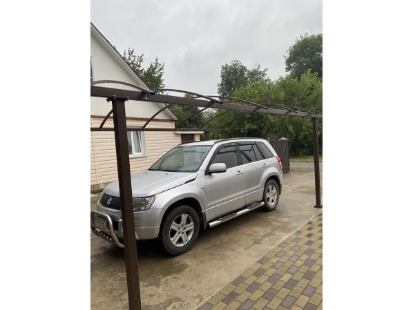 Арковий навіс 6х4 Shelter Standart — міцний, для авто – фото