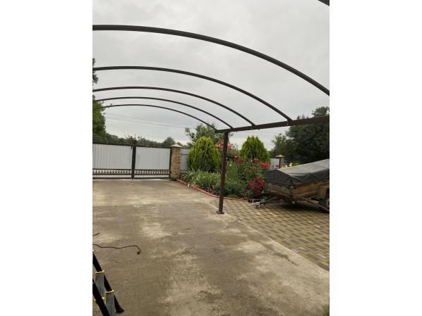 Арковий навіс 6х4 Shelter Standart — міцний, для авто – фото