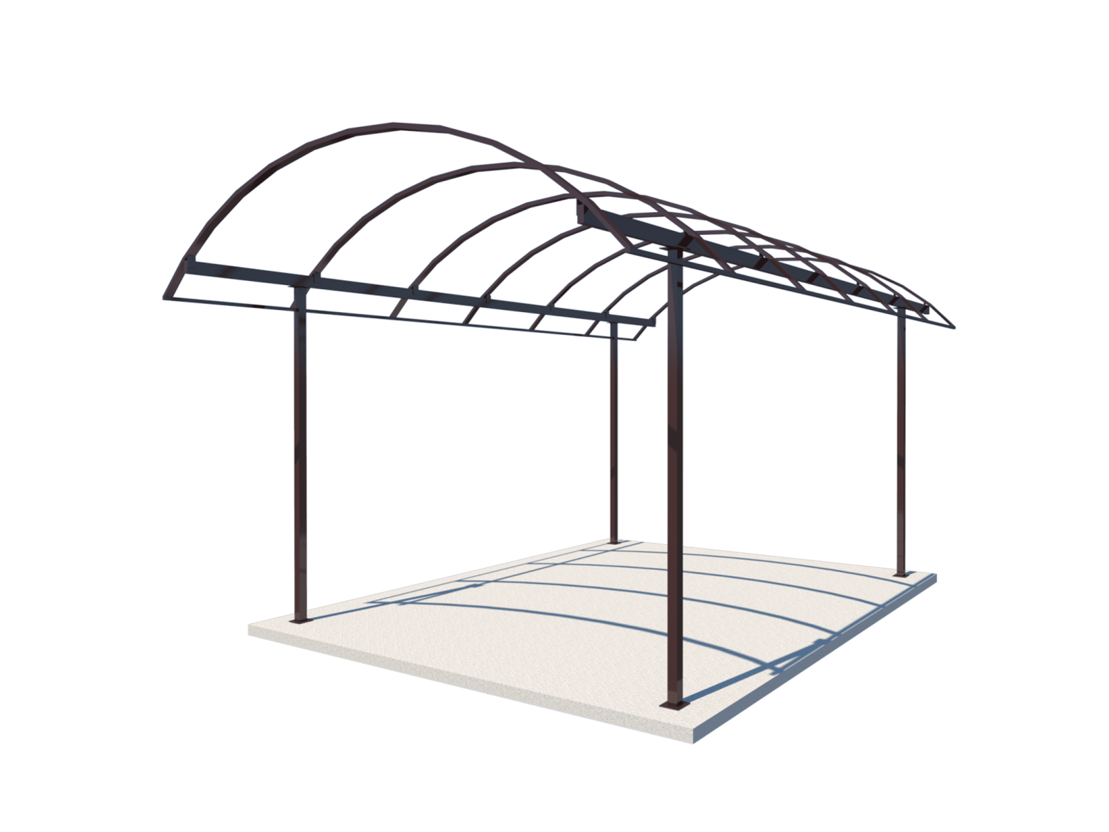 Навіс 6х4 арковий Shelter Standart