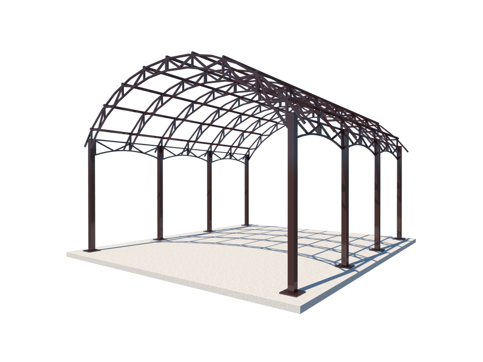 Арочный навес 6х6 Shelter Premium — премиум-дизайн, для зоны отдыха