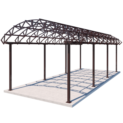 Арковий навіс 10х4 Shelter Ultra — посилений, для техніки, захист для зони паркування