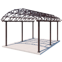 Арковий навіс 6х4 Shelter Ultra — ультраміцний, для комерційного транспорту