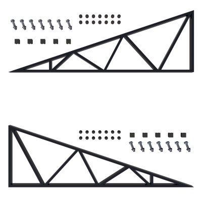 Односкатная ферма для навеса 1–6 м – металлические фермы для авто