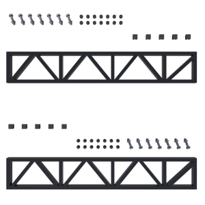 Двосхила ферма для навісу 1–6 м – металеві ферми для дачі