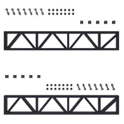 Двускатная ферма для навеса 1–6 м – металлические фермы для дачи
