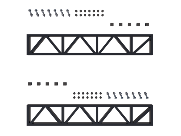 Двускатная ферма для навеса 1–6 м – металлические фермы для дачи – фото