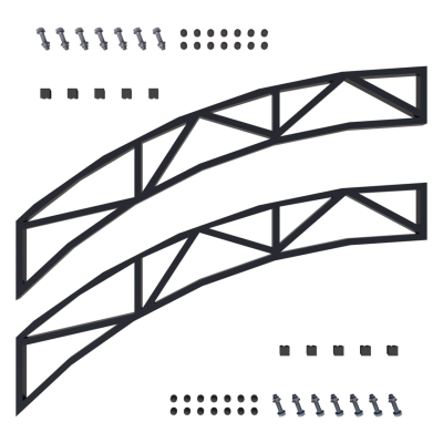 Арочная ферма для навеса 1–6 м – металлические фермы для сада