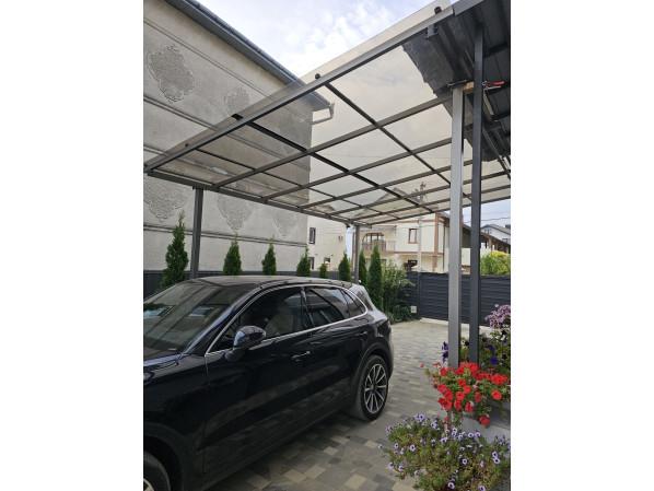 Односхилий навіс 6х3 Shelter Standart — посилений, збірна конструкція простого монтажу – фото