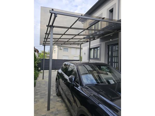 Односхилий навіс 6х3 Shelter Standart — посилений, збірна конструкція простого монтажу – фото