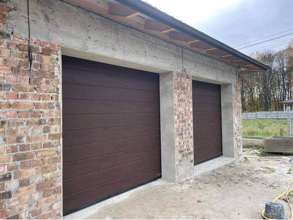 Гаражные секционные ворота RenoMatic 3500x2125 мм – фото
