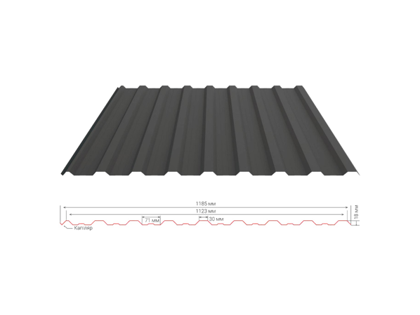 Профнастил ПК-18, 0,5 мм – фото