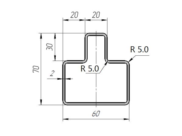Т-профіль (Т-подібний профіль) – фото