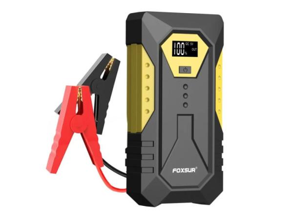 Бустер Foxsur FJS-600 пусковое зарядное устройство для авто аккумулятора  (пусковой ток 800А, 12 Вольт) – фото
