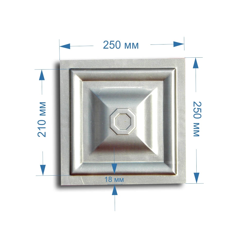 Розміри штампованої металевої фільонки