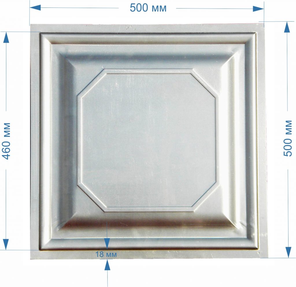 Розміри штампованої металевої фільонки