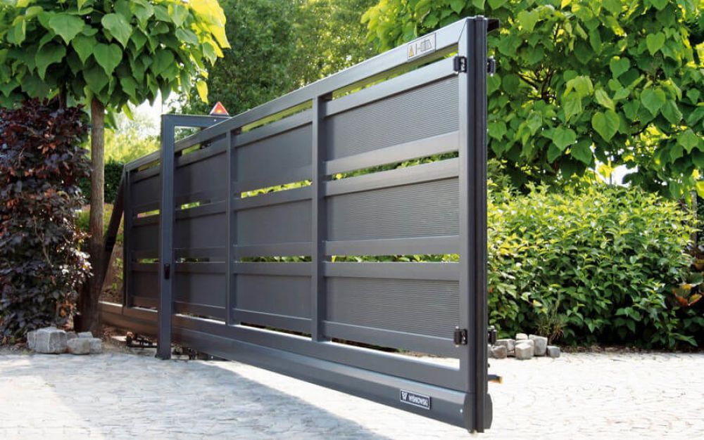 відкатні або розпашні ворота - варіант 2