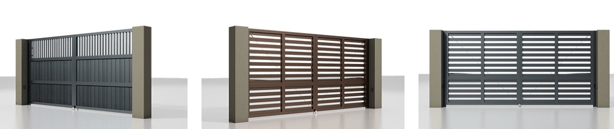 відкатні або розпашні ворота - варіант 3 width=